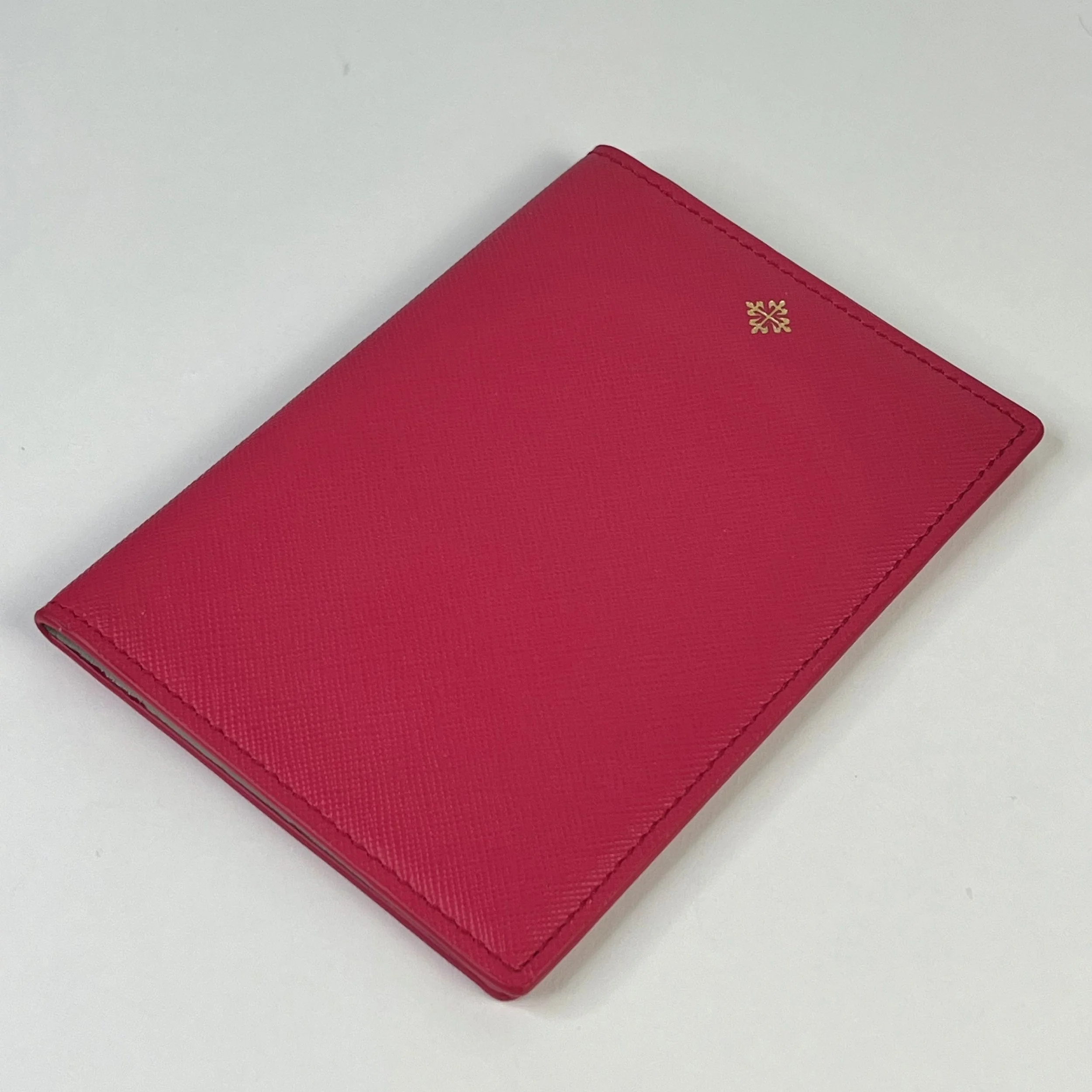 Patek Philippe Fuchsia Pink Leather Travel Wallet & Passport